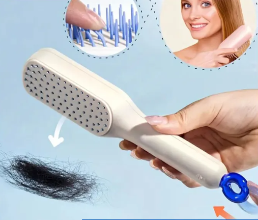 One-Pull Cleaning Hair Comb
